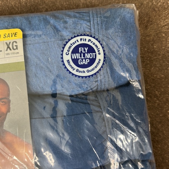 Hanes Knit Boxers Tagless XL Pkg of 4 Comfort Soft - Picture 2 of 6